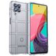 Mobigear Rugged Shield Samsung Galaxy M53 Hoesje Flexibel TPU Backcover Shockproof - Grijs