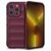 Mobigear Bumpy iPhone 14 Pro Hoesje Flexibel TPU Backcover - Bordeaux Rood