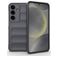 Mobigear Bumpy Samsung Galaxy S25 Hoesje Flexibel TPU Backcover - Grijs