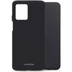 Mobilize Rubber Gelly Motorola Moto G54 Hoesje Flexibel TPU Backcover - Zwart