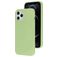 Mobiparts iPhone 12 Pro Max Siliconen Hoesje Backcover - Pistache Green