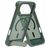 Mobiparts Hardcover iPhone 18 Pro Max MagSafe Hoesje Hardcase Backcover met Standaard - Satin Green