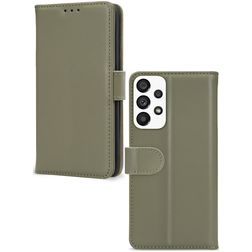 Mobilize Premium Gelly Wallet Samsung Galaxy A53 Hoesje Bookcase Portemonnee - Groen