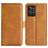Mobigear Slim Magnet Realme GT2 Pro Hoesje Bookcase Portemonnee - Cognac