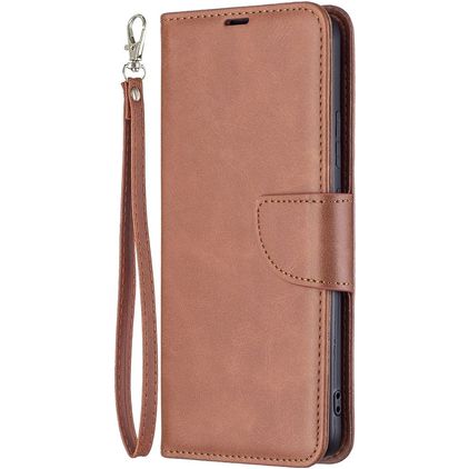 Mobigear Excellent Xiaomi Redmi Note 11T Hoesje Bookcase Portemonnee - Bruin