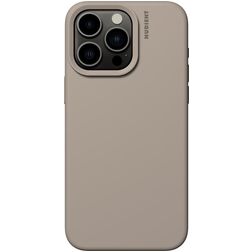 Nudient Base iPhone 15 Pro Max Siliconen Hoesje Backcover - Stone Beige