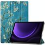 Mobigear Tri-Fold Samsung Galaxy Tab S9 FE Hoes Bookcase - Almond Blossoms