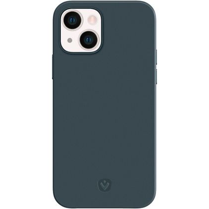 Valenta Snap Luxe iPhone 13 Hoesje Echt Leer Backcover - Blauw