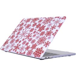 Mobigear Flowers MacBook Pro 15 Inch (2016-2019) Hoes Hardshell Laptopcover MacBook Case - Model 25 - Model A1707 / A1990