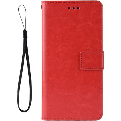 Mobigear Wallet LG V60 ThinQ Hoesje Bookcase Portemonnee - Rood