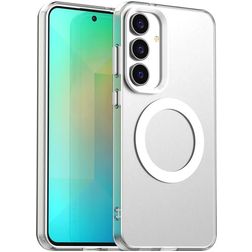 Mobigear Shockproof Samsung Galaxy S25 FE MagSafe Hoesje Hardcase Backcover - Wit