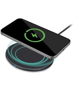 Mobilize Flat Draadloze lader Qi Wireless 2 Meter 15W - Grijs