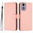 Mobigear Urban Wallet Motorola Moto E14 Hoesje Bookcase Portemonnee - Roze