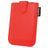 Valenta Card Pocket Slide Leren Pasjeshouder - 5 Pasjes - Rood