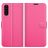 Mobigear Classic Sony Xperia 10 III Hoesje Bookcase Portemonnee - Magenta