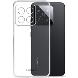 Mobilize Gelly Doorzichtig Xiaomi 14 Hoesje Flexibel TPU Backcover - Transparant