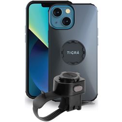 Tigra FitClic MountCase 2 Bike Kit Telefoonhouder Fiets Fietsstuur Bevestiging Hoesje iPhone 13 Mini - Blauw