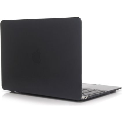 Mobigear Glossy MacBook Pro 15 Inch (2016-2019) Hoes Hardshell Laptopcover MacBook Case - Zwart - Model A1707 / A1990