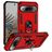Mobigear Armor Ring Google Pixel 9 Pro XL Hoesje Hardcase Backcover Shockproof met Ringhouder - Rood