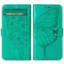 Mobigear Butterfly Google Pixel 7a Hoesje Bookcase Portemonnee - Groen