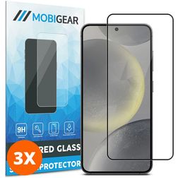 Mobigear Premium Samsung Galaxy S25 Plus Glazen Screenprotector - Case Friendly (3-Pack)