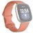 Mobigear Sport Dual Siliconen Fitbit Sense Bandje Druksluiting - Oranje