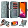 Caseme 008 iPhone 11 Hoesje Uitneembare 2in1 Bookcase Portemonnee - Blauw