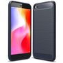 Mobigear Brushed Slim Xiaomi Redmi Go Hoesje Flexibel TPU Backcover - Marineblauw