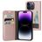 Mobiparts Classic Wallet iPhone 14 Pro Hoesje Bookcase Portemonnee - Roze