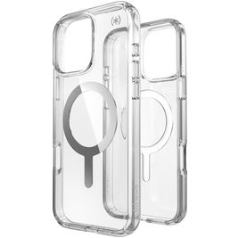 Speck Presidio Perfect Clear Doorzichtig iPhone 16 Pro Max MagSafe Hoesje Hardcase Backcover Shockproof - Transparant