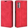 Mobigear Retro Slim Motorola Moto G42 Hoesje Bookcase Portemonnee - Rood