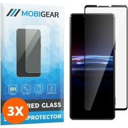 Mobigear Premium Sony Xperia Pro-I Glazen Screenprotector - Case Friendly - Zwart (3-Pack)