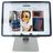 Valenta Aluminum Foldable Tablet Standaard - Zilver Universeel