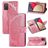 Mobigear Butterfly Samsung Galaxy A03s Hoesje Bookcase Portemonnee - Roze
