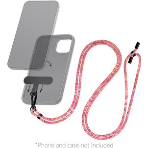 Mobilize Lanyard Universeel Telefoonkoord Verstelbaar - Confetti