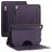 Mobigear Magnetic Folio iPad Air 2 (2014) Hoes Bookcase + Stylus Houder - Paars