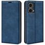 Mobigear Retro Slim Motorola Moto G85 Hoesje Bookcase Portemonnee - Donkerblauw