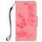 Mobigear Butterfly iPhone X Hoesje Bookcase Portemonnee - Roze