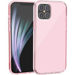 Mobigear Crystal iPhone 12 Pro Hoesje Hardcase Backcover - Roze