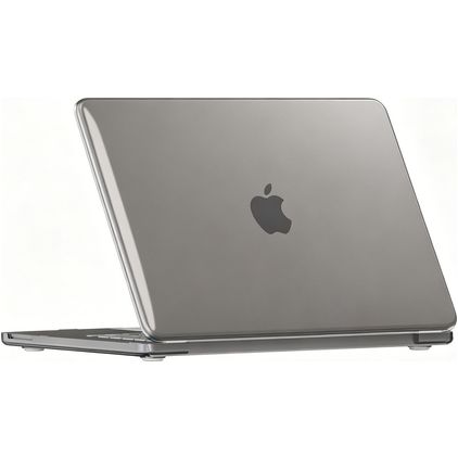 Mobigear Crystal Case MacBook Neo 13 Inch (2026) Hoes Hardshell Laptopcover MacBook Case - Grijs - Model A3404