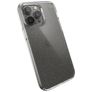 Speck Presidio Perfect Clear Glitter iPhone 14 Pro Max Hoesje Hardcase Backcover Shockproof - Transparant / Goud