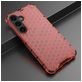 Mobigear Honeycomb Samsung Galaxy S24 Plus Hoesje Hardcase Backcover Shockproof - Rood