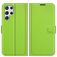 Mobigear Classic Samsung Galaxy S22 Ultra Hoesje Bookcase Portemonnee - Groen