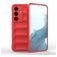 Mobigear Bumpy Samsung Galaxy S24 Hoesje Flexibel TPU Backcover - Rood