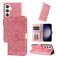 Mobigear Sunflower Samsung Galaxy S24 Plus Hoesje Bookcase Portemonnee - Roségoud
