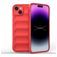 Mobigear Bumpy iPhone 15 Plus Hoesje Flexibel TPU Backcover - Rood