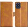 Mobigear Slim Magnet Samsung Galaxy M53 Hoesje Bookcase Portemonnee - Cognac