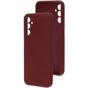 Mobiparts Samsung Galaxy A14 Siliconen Hoesje Backcover - Plum Red