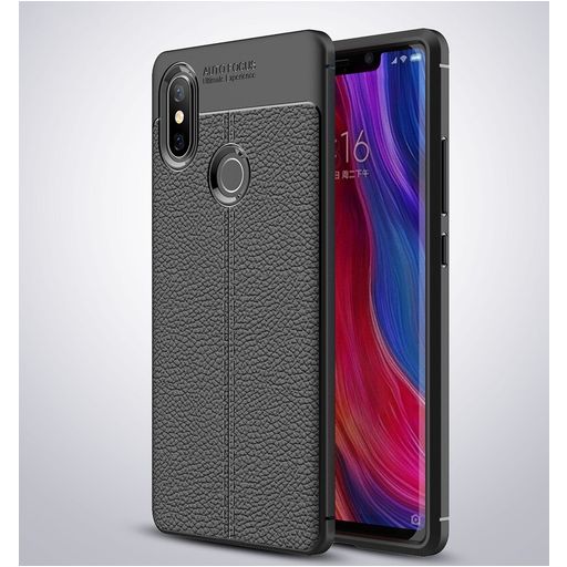 Mobigear Luxury Xiaomi Mi 8 SE Hoesje Flexibel TPU Backcover - Zwart