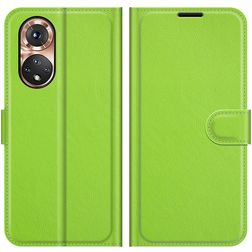 Mobigear Classic HONOR 50 Hoesje Bookcase Portemonnee - Groen